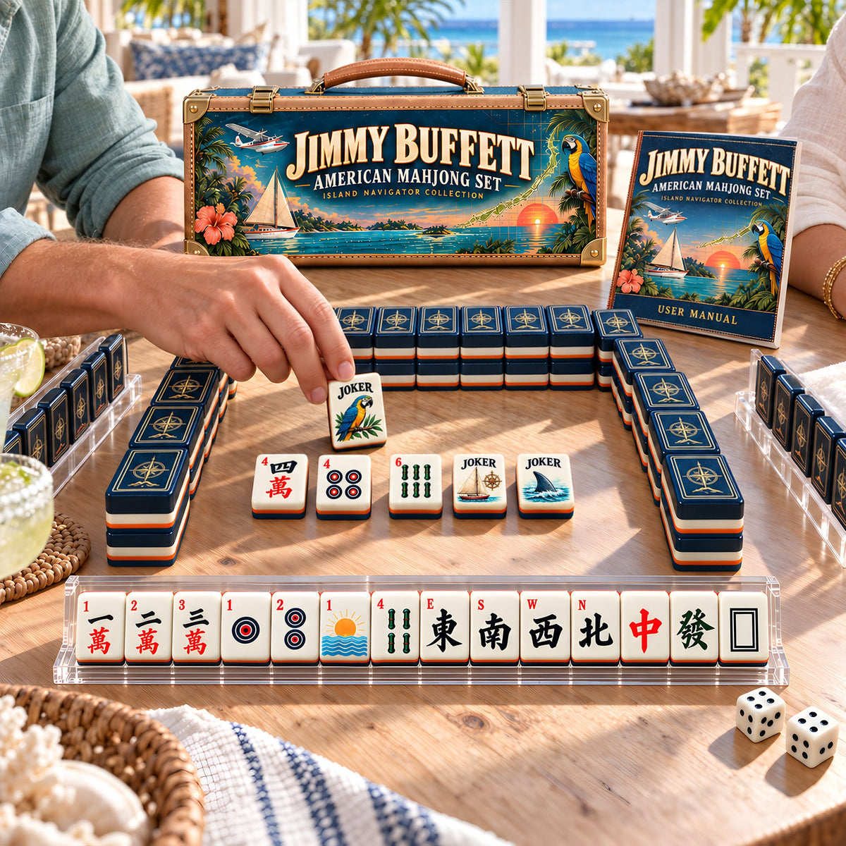 Premium JBT Mahjong Tiles Set PVNA