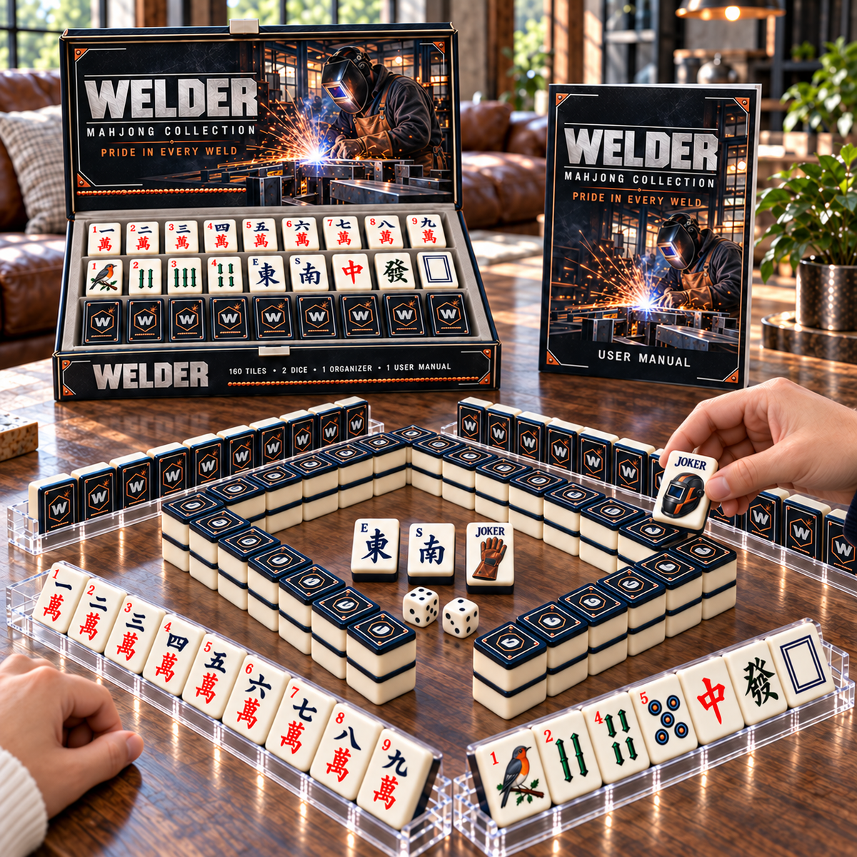 Premium WLDR Mahjong Tiles Set TTMH