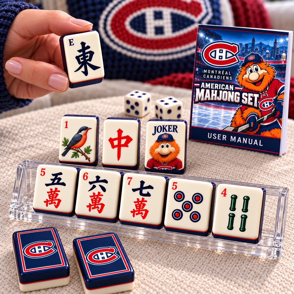 Premium MTC Mahjong Tiles Set TTMH