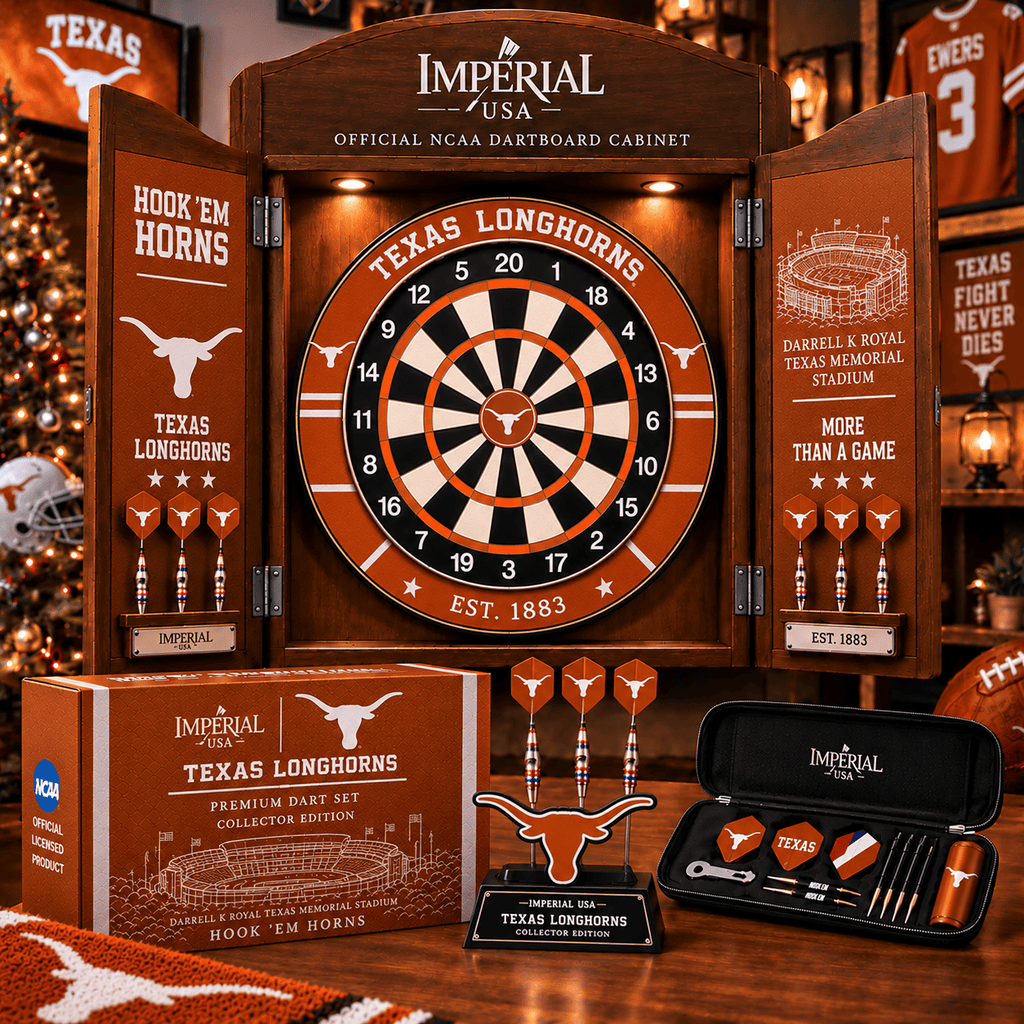TLH Premium Dartboard Cabinet Set – Wall-Mounted Dart Game PNPA