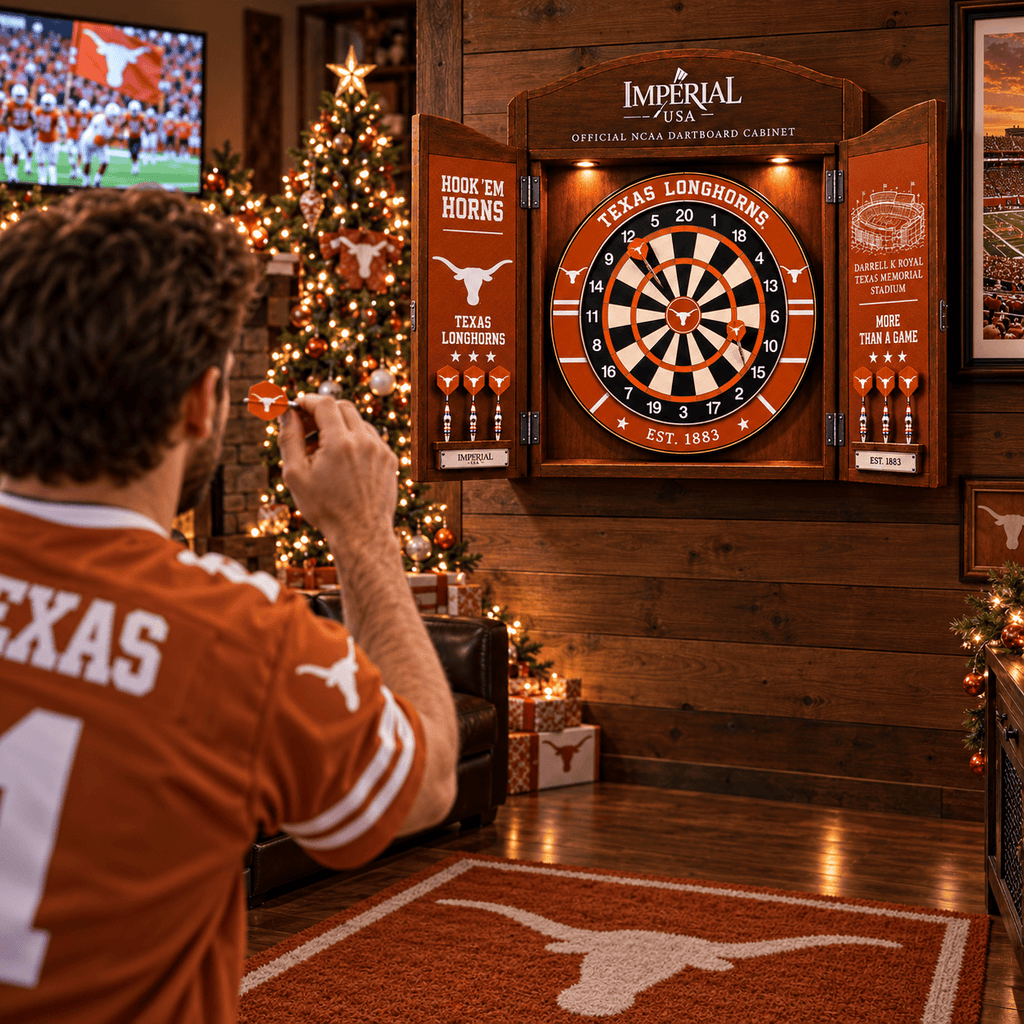 TLH Premium Dartboard Cabinet Set – Wall-Mounted Dart Game PNPA