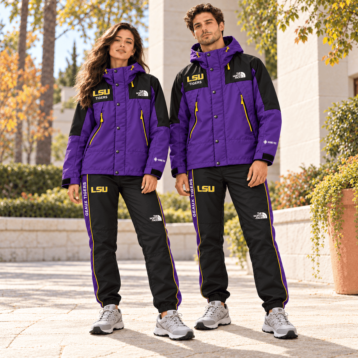 LSU Premium Hooded Jacket & Jogger Set TMH